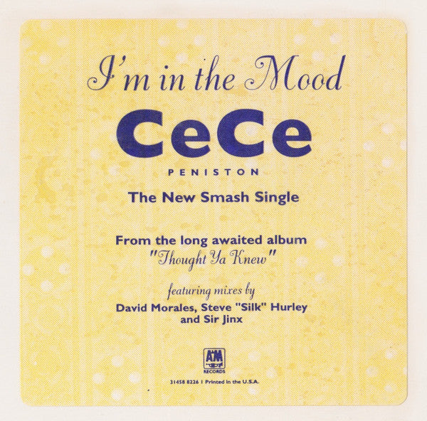 Ce Ce Peniston : I'm In The Mood (2x12", Promo)