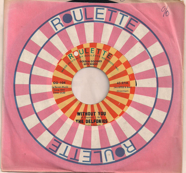 The Delfonics : He Don't Really Love You / Without You (7", Single, RE, Styrene)