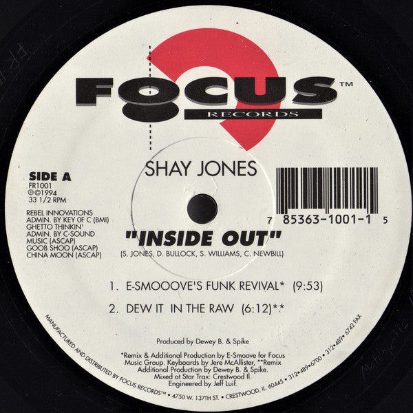 Shay Jones : Inside Out (12")