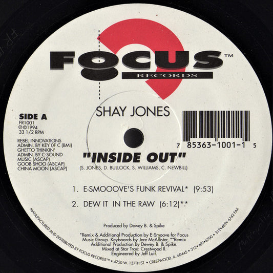 Shay Jones : Inside Out (12")