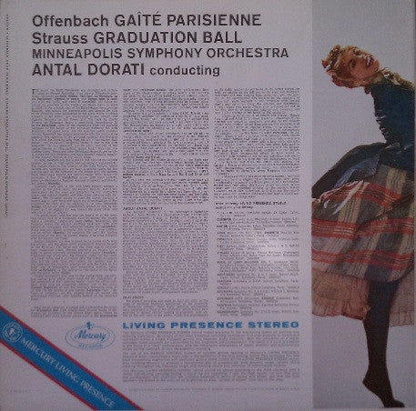 Jacques Offenbach / Johann Strauss Jr., Antal Dorati, Minneapolis Symphony Orchestra : Gaîté Parisienne / Graduation Ball (LP)