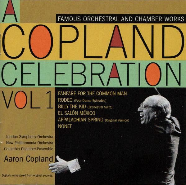 Aaron Copland : A Copland Celebration Vol. 1 (2xCD, Comp)