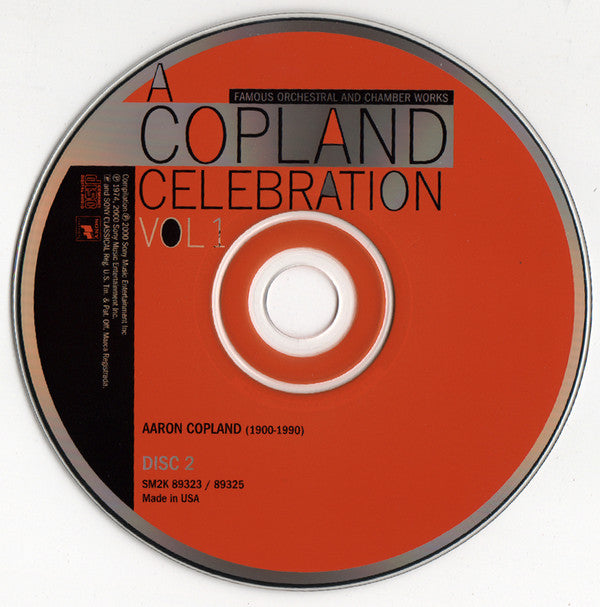 Aaron Copland : A Copland Celebration Vol. 1 (2xCD, Comp)