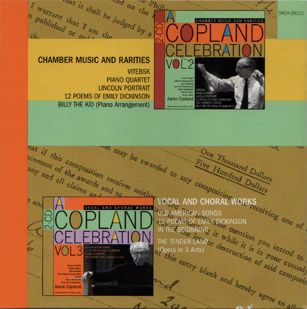 Aaron Copland : A Copland Celebration Vol. 1 (2xCD, Comp)