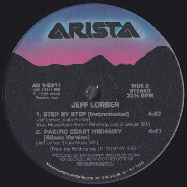 Jeff Lorber Featuring Audrey Wheeler : Step By Step (12", RCA)