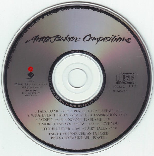 Anita Baker : Compositions (CD, Album, Club)