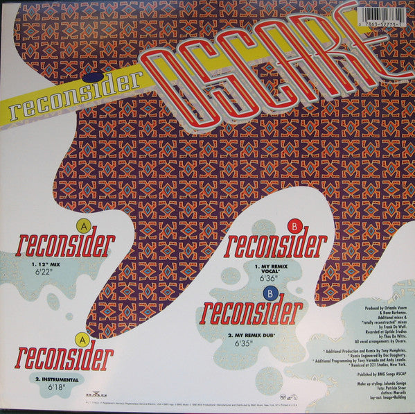 Oscare : Reconsider (12")