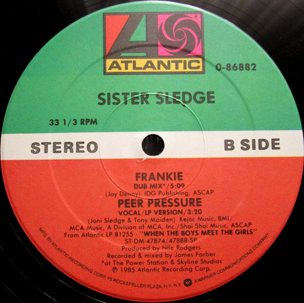 Sister Sledge : Frankie (12")