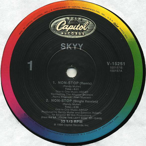 Skyy : Non-Stop (12", Single)