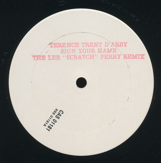 Terence Trent D'Arby : Sign Your Name (The Lee "Scratch" Perry Remix) (12", Single, W/Lbl)