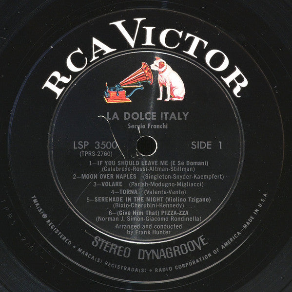 Sergio Franchi : La Dolce Italy (LP)