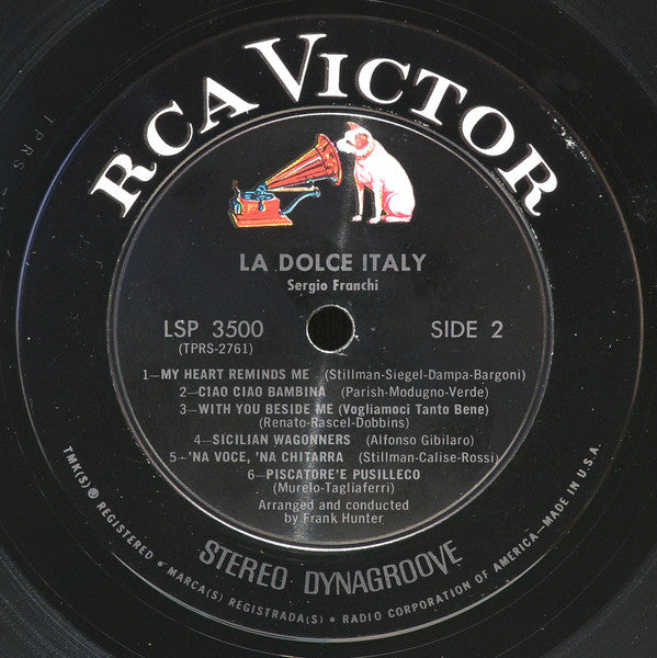 Sergio Franchi : La Dolce Italy (LP)