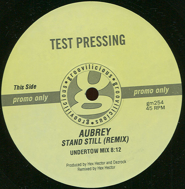 Aubrey (2) : Stand Still (Remix) (12", Promo, TP)
