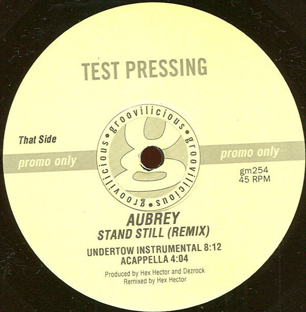 Aubrey (2) : Stand Still (Remix) (12", Promo, TP)