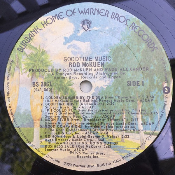 Rod McKuen : Goodtime Music (LP, Album)