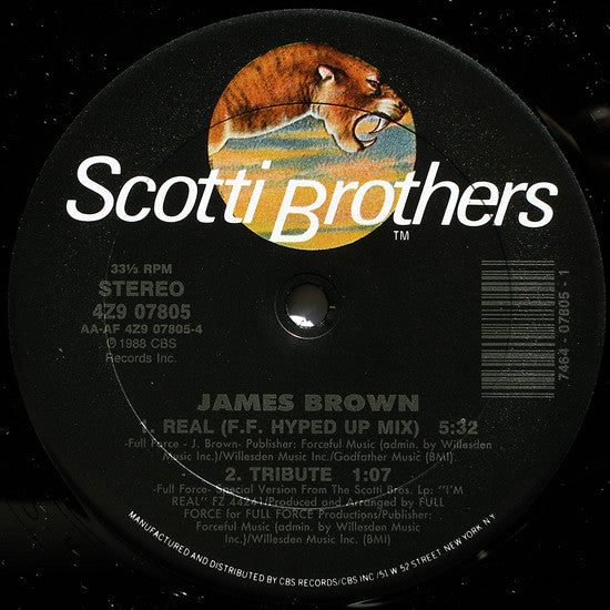 James Brown : I'm Real (12")