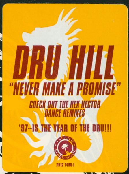Dru Hill : Never Make A Promise (Hex Hector Remixes) (12", Promo)