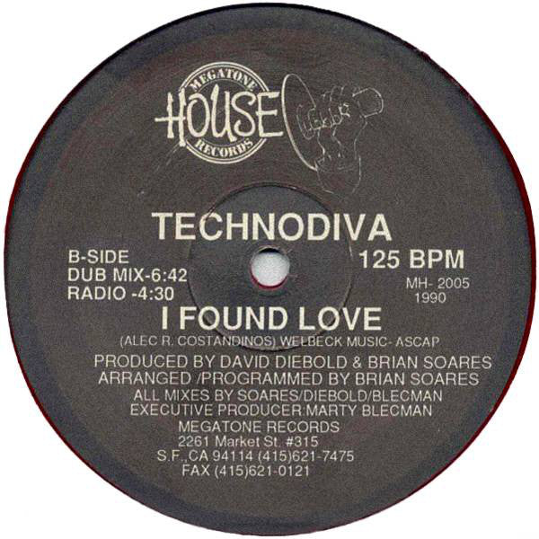 Technodiva : I Found Love (12", Red)