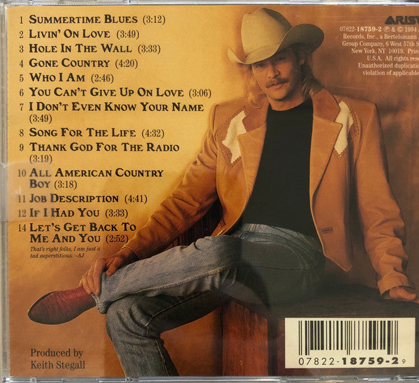 Alan Jackson (2) : Who I Am (CD, Album)