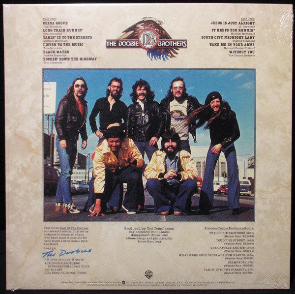 The Doobie Brothers : Best Of The Doobies (LP, Comp, RE)