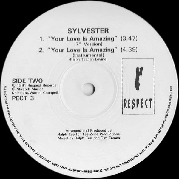 Sylvester : Your Love Is Amazing (12")