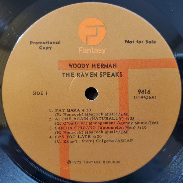 Woody Herman : The Raven Speaks (LP, Promo)