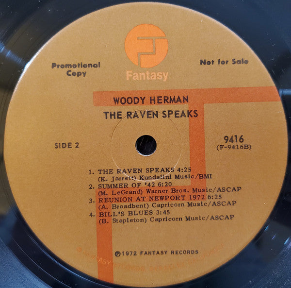 Woody Herman : The Raven Speaks (LP, Promo)