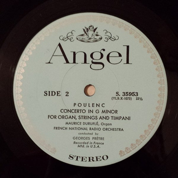 Francis Poulenc, Orchestre National De France : Gloria / Concerto For Organ, Strings And Timpani (LP)