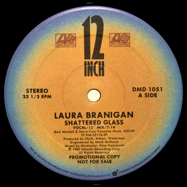Laura Branigan : Shattered Glass (12", Promo)