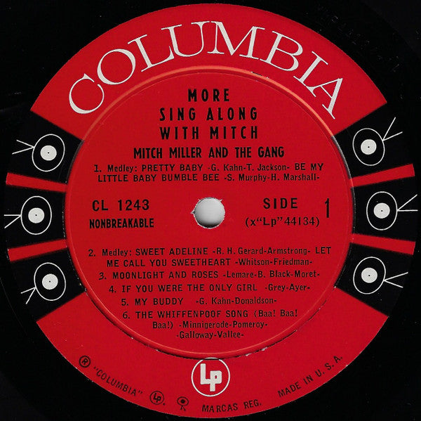 Mitch Miller And The Gang : More Sing Along With Mitch (LP, Album, Mono)
