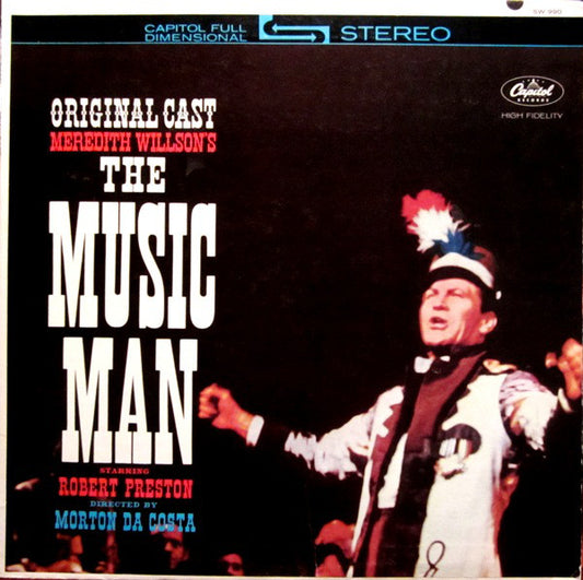 Meredith Willson : Meredith Wilson's The Music Man - Original Cast (LP, Album, RE, Scr)