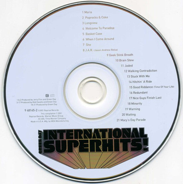 Green Day : International Superhits! (CD, Comp)