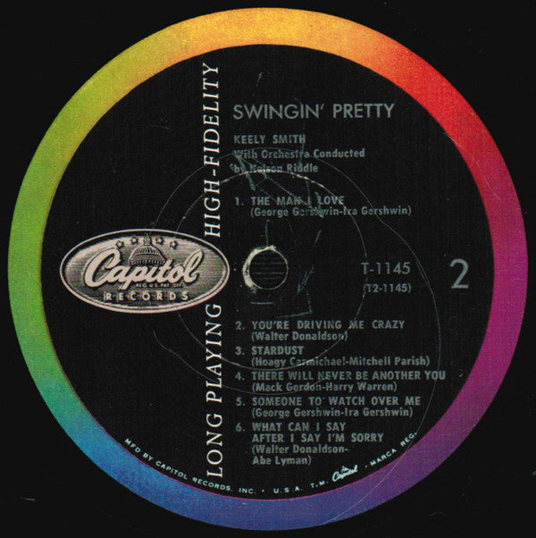 Keely Smith : Swingin' Pretty (LP, Album, Mono)
