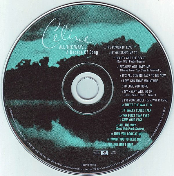 Céline Dion : All The Way... A Decade Of Song (CD, Comp)