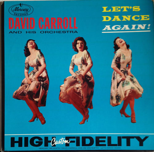 David Carroll & His Orchestra : Let's Dance Again! (LP, Album, Mono)