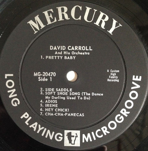 David Carroll & His Orchestra : Let's Dance Again! (LP, Album, Mono)