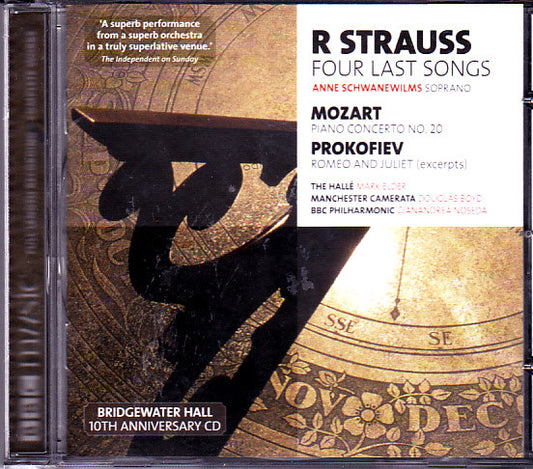 Richard Strauss, Wolfgang Amadeus Mozart, Sergei Prokofiev : Four Last Songs / Piano Concerto No. 20 / Romeo And Juliet (CD, Album)
