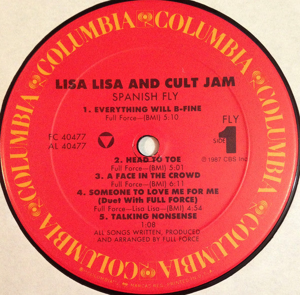 Lisa Lisa & Cult Jam : Spanish Fly (LP, Album)