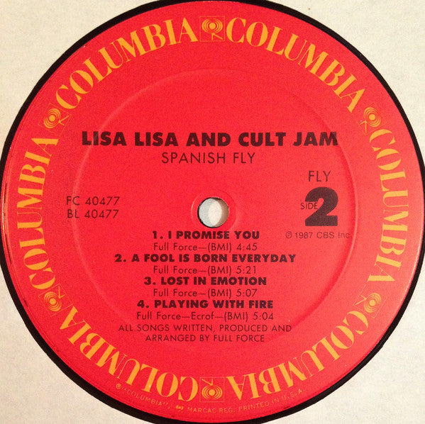 Lisa Lisa & Cult Jam : Spanish Fly (LP, Album)