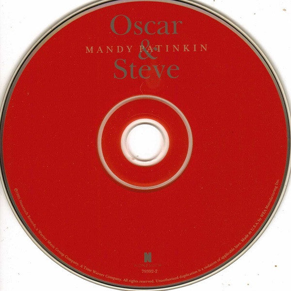 Mandy Patinkin : Oscar & Steve (CD, Album)