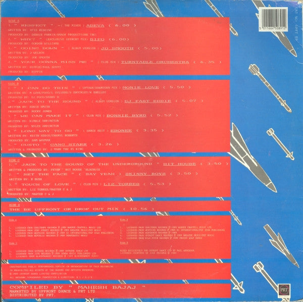 Various : Upfront 89 (2xLP, Comp, P/Mixed)