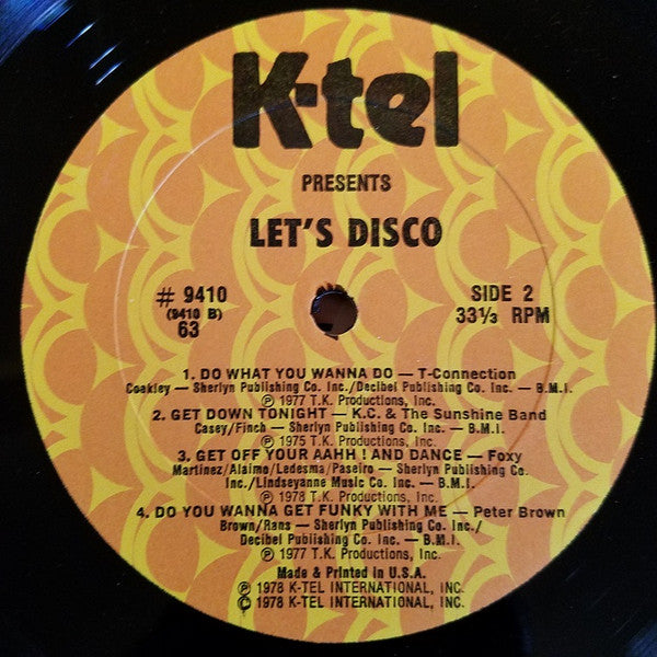 Various : Let's Disco (LP, Comp)