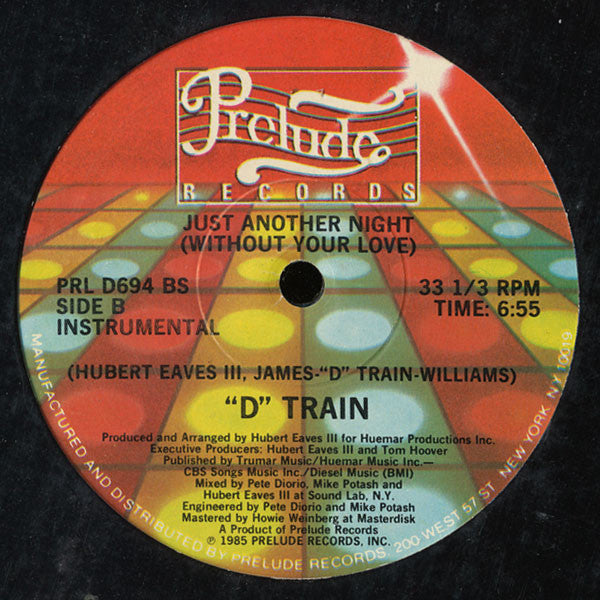 D-Train : Just Another Night (Without Your Love) (12")