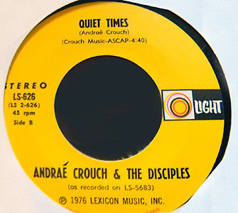 Andraé Crouch & The Disciples : Soon And Very Soon (7", Single)
