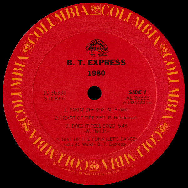 B.T. Express : 1980 (LP, Album, Ter)