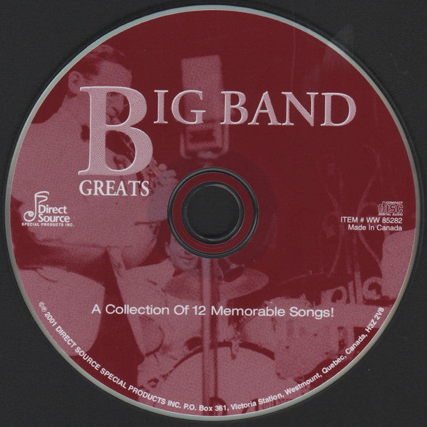 Various : Big Band Greats (CD, Comp)