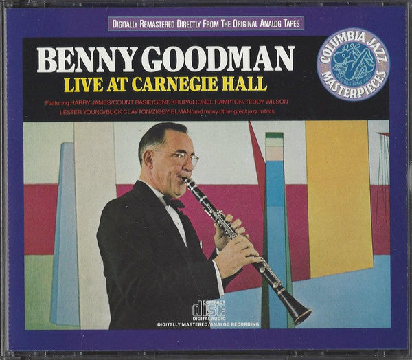 Benny Goodman : Live At Carnegie Hall (2xCD, Album, RE, RM)