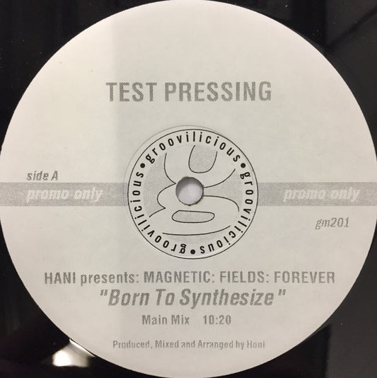 Hani Presents Magnetic: Fields: Forever : Born To Synthesize (12", Promo, TP)