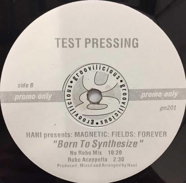 Hani Presents Magnetic: Fields: Forever : Born To Synthesize (12", Promo, TP)