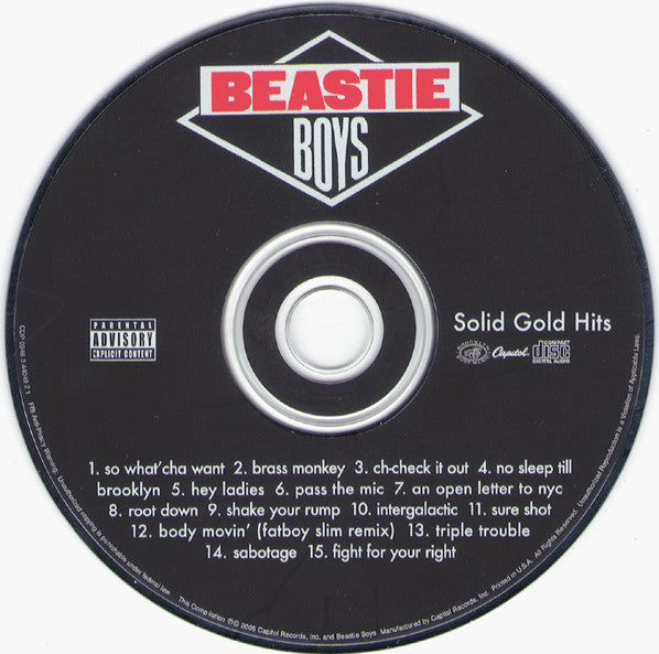 Beastie Boys : Solid Gold Hits (CD, Comp, Dig)